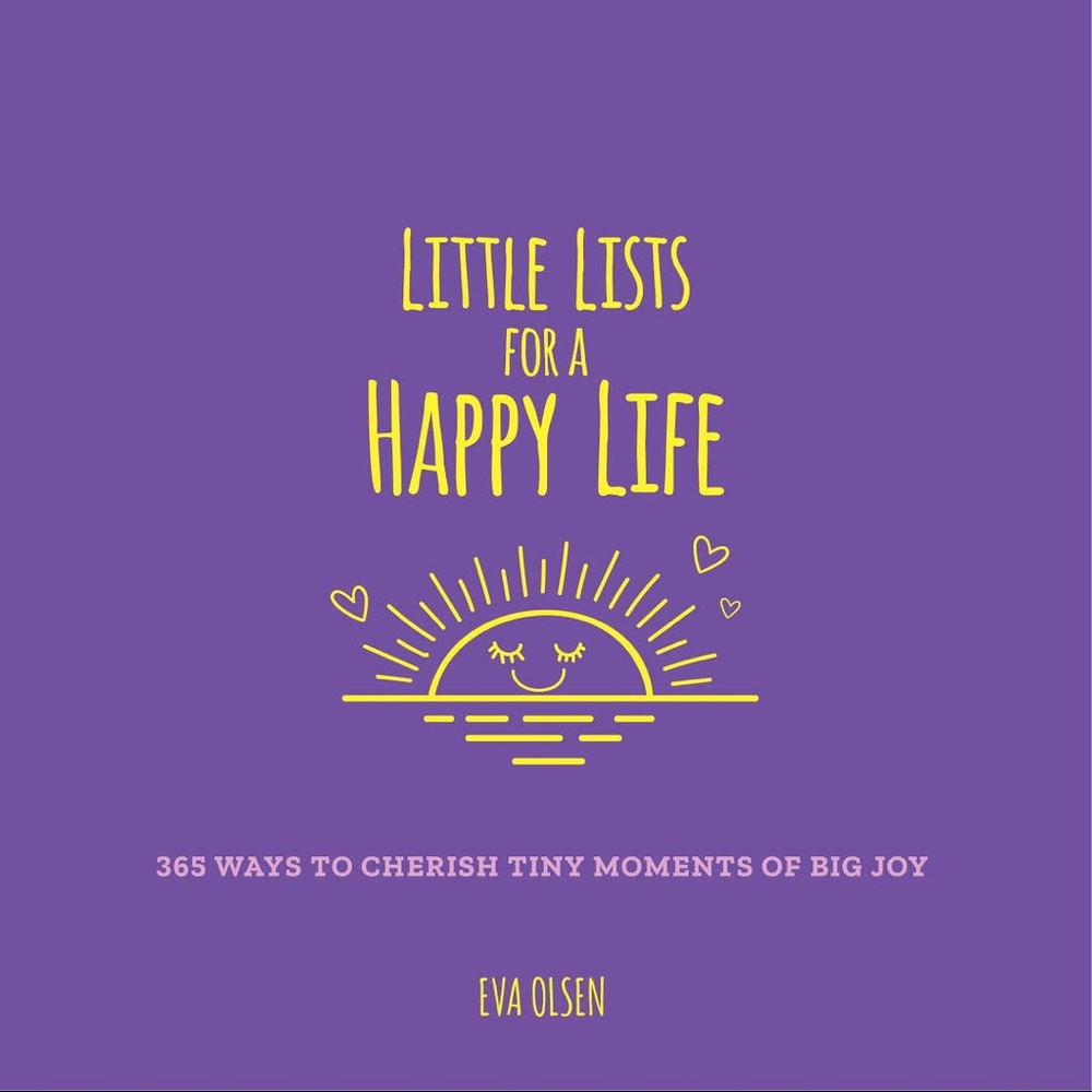 Little Lists for a Happy Life minute happiness journal self care mental health
